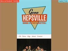 Tablet Screenshot of gonehepsville.com